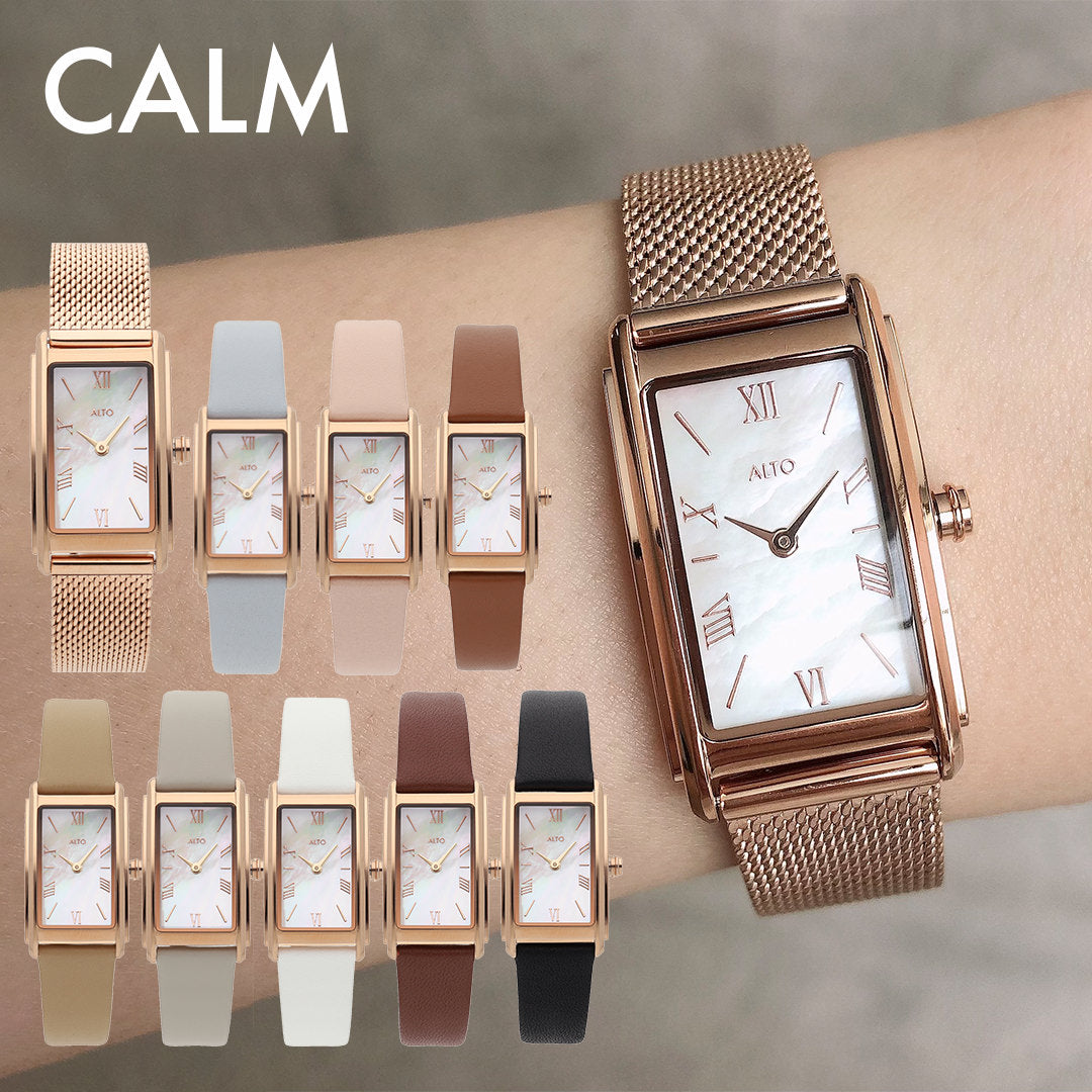 ブランド初！スクエア型腕時計 ALTO新モデル「CALM」を11月15日12時発売開始
