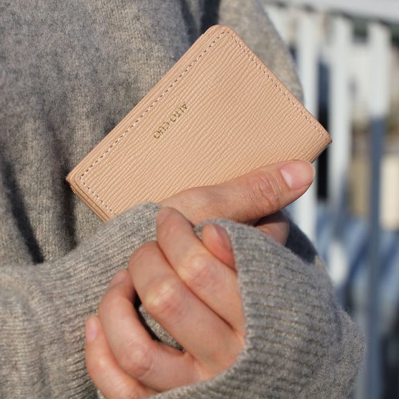 ALTO CUO 三つ折り 財布 ミニ財布 レディース ベージュ ピンク レザー ミニ財布 ALTOCUO レディース グレー ブラウン ベージュ ピンク